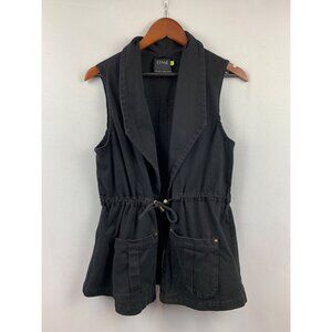 Lysse Womens Black Sleeveless Vest Jacket M